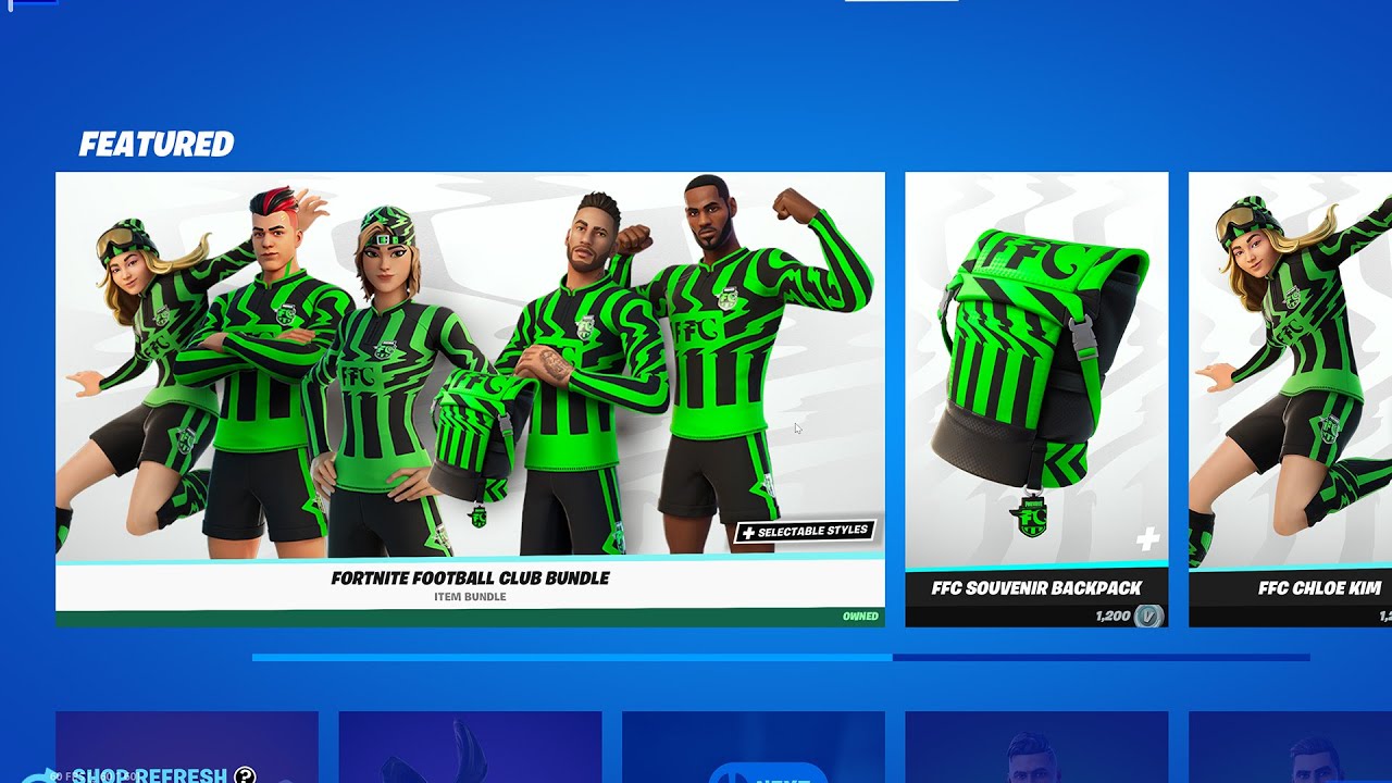 FORTNITE FOOTBALL CLUB BUNDLE in Fortnite preview (Lebron