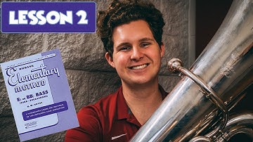 How to Tongue on the Tuba (For Beginners) - Rubank Elementary Method Book Lesson 2 (Page 4)