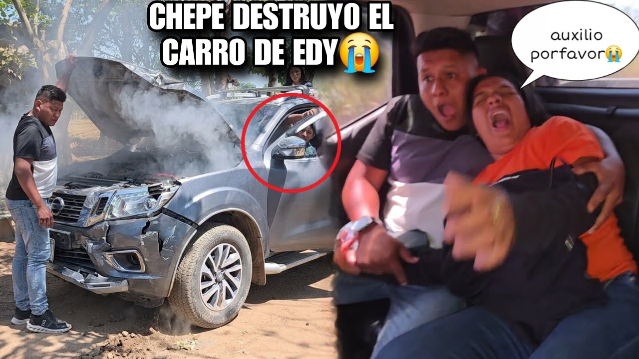 🚨Tr4gic0 Accident3,CHEP3 Choco El Carro De EDY😭YOVA Y MANU Qued4ron Inconsient3💔Tienes Que Ver