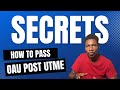 How to Prepare and Pass OAU Post UTME Exam 2024