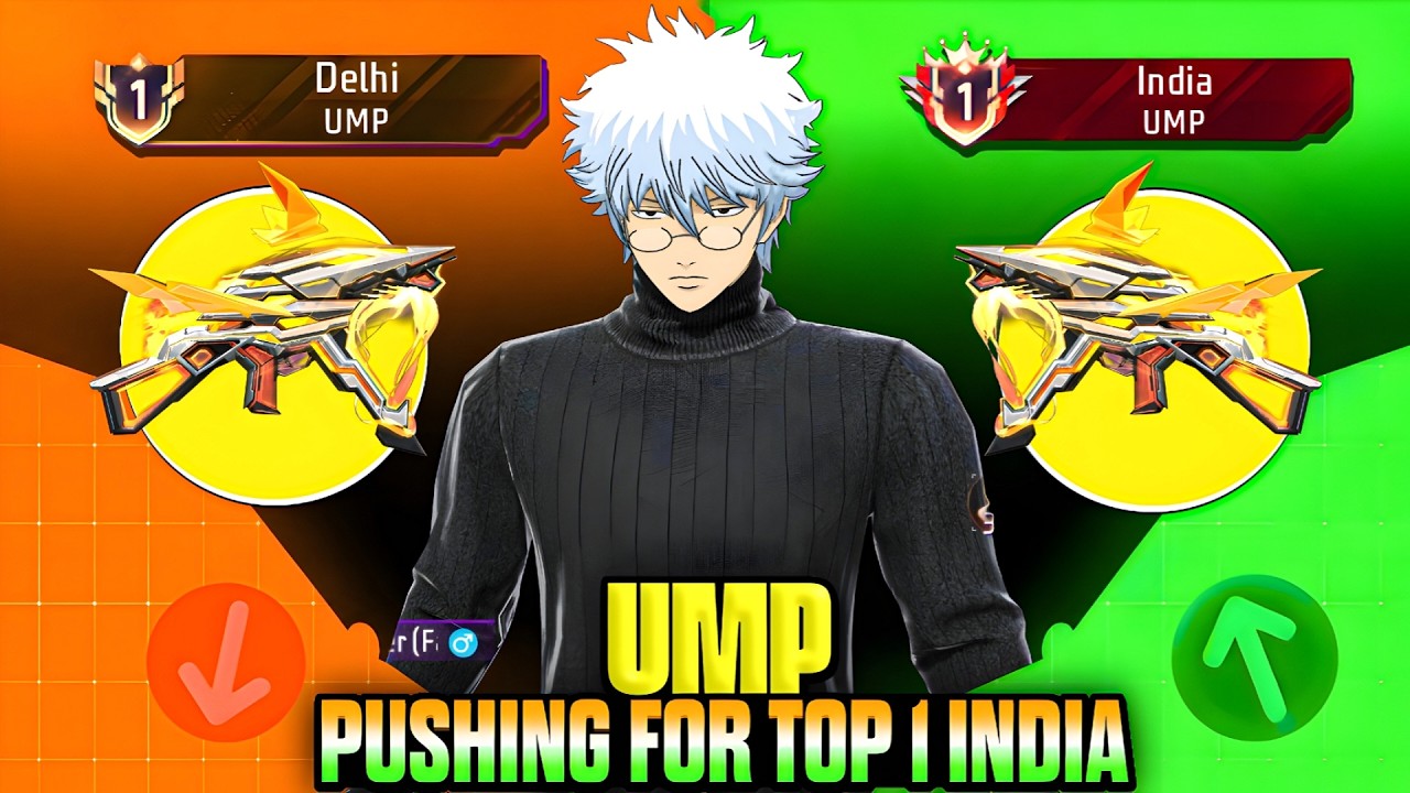 Pushing Top 1 Title In Ump | Free Fire Solo Rank Pushing With Tips And ...