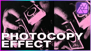 Realistic Photocopy Effect in Affinity Photo 2 – Quick & Easy Tutorial