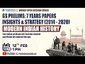 Weekly Open Session Series | GS Prelims 7 Year's Papers Insights & Strategy (2014-2020) | MIH Part