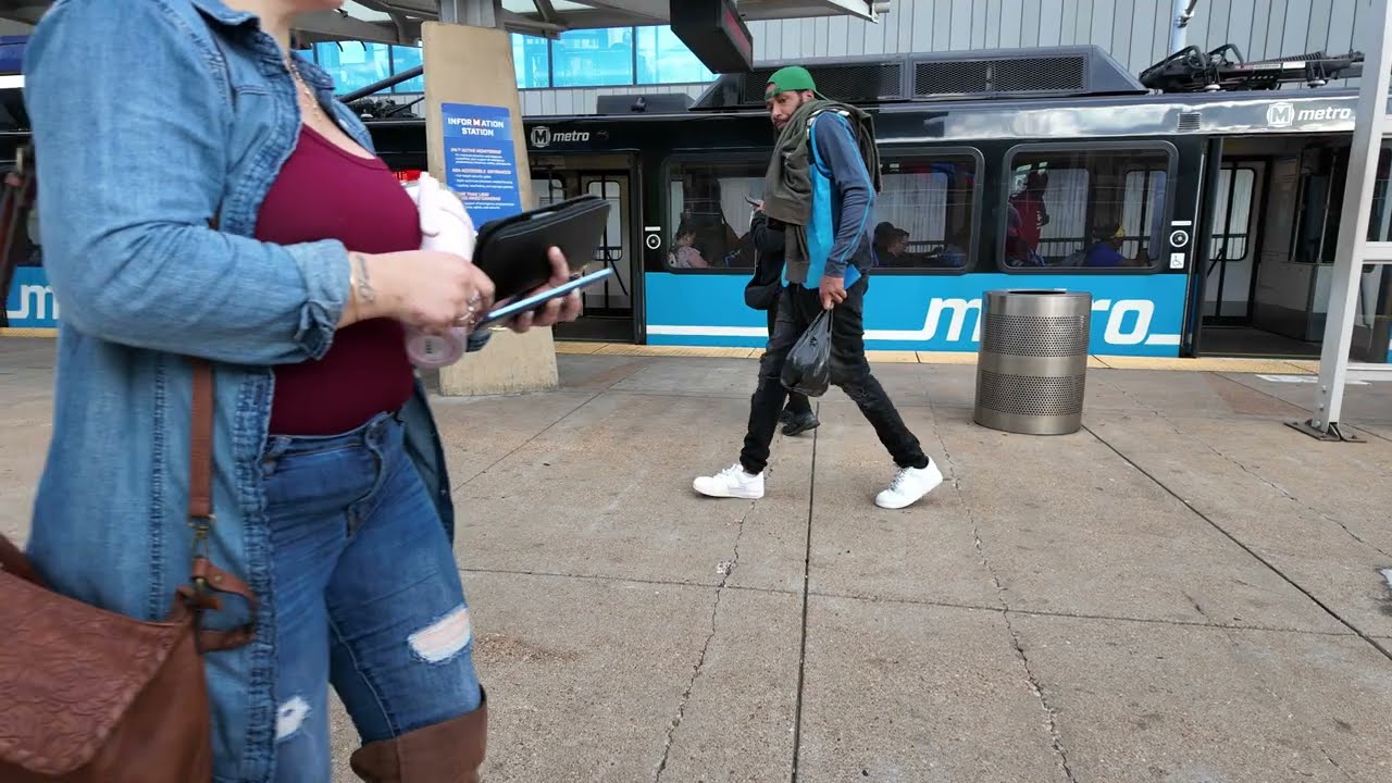 Riding St. Louis Metrolink shown in 4K 30 fps using the DJI Osmo Pocket 3
