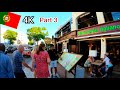 ⁴ᴷ Sunset walk 🇵🇹 Albufeira :  old town and nightlife street, Algarve, Portugal (part 3) 4K