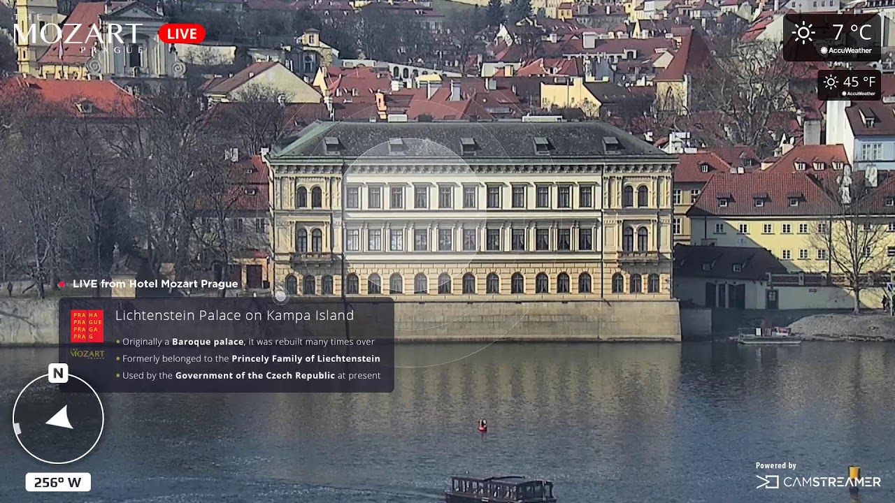 Creative Live streaming from Prague (Czech Republic) by CamStreamer