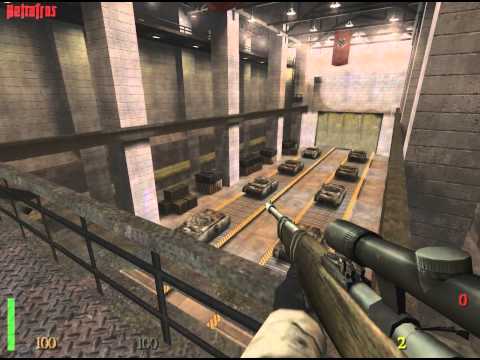 Видео: Wolfenstein: Врата Времени ☠Без ранений☠ Прохождение (RTCW аддон)