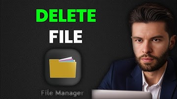How to Delete Files On File Manager