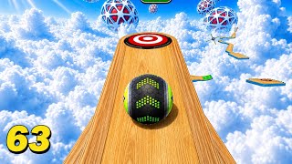 Going Balls Super Speedrun New Gameplay Level 63 ⚽ 