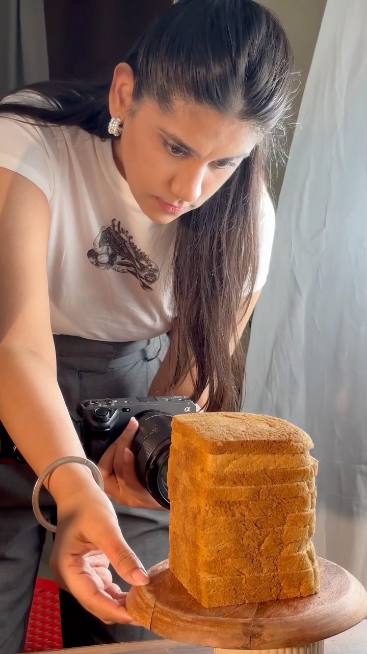 Cinematic bread commercial ?✨#bts #food #bread #commercial #camera #cinematography #behindthescene