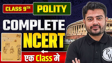 NCERT Class 9 Polity | Complete Class 9 Polity NCERT | In OneShot | By Jagdish Jangid @BPSCWallahPW
