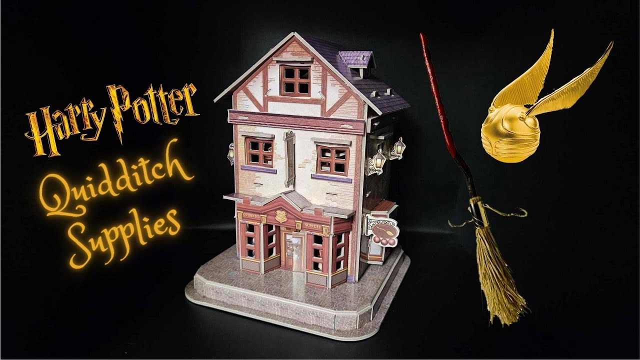 Harry Potter Quality Quidditch Supplies 3D Puzzle Build 4D Cityscape