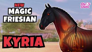 New Magic Friesian Kyria 🔥 Will you buy her? Star Stable Spoiler