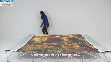 10ft RPL Straight Fabric Pop Up Display Setup Tutorial (800-516-7606)