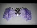 DIY Фиолетовый бантик для ободка своими руками.