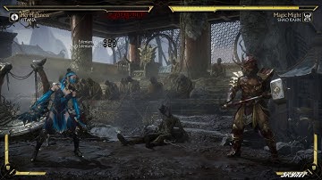 MORTAL KOMBAT 11 KITANA HOW TO USE EDENIAN TWIST ON THE GROUND!!  KRUSHING BLOW!