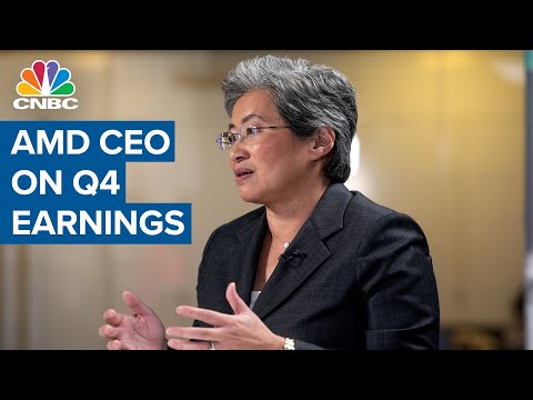 Amd ceo breaks down q4 earnings beat