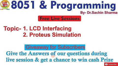 8051 Embedded C & Proteus Simulation