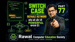 Default Keyword in C 🔥 | Switch Case Default Explained 💻 | Part 77