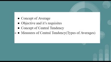 Lecture1:Concept of Averages and Central Tendency with examples