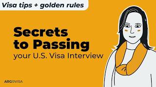 The Secret To Passing Your U.s. Visa Interview | Former Visa Officer Advice