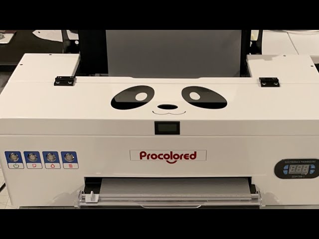 Procolored DTF printer/ Nozzle check Print head cleaning 