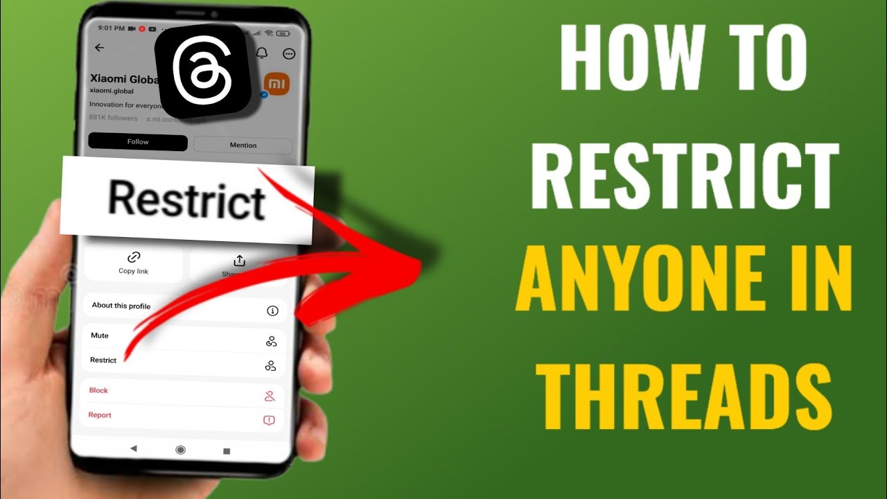 How To Restrict Anyone In Threads | English - YouTube