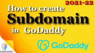 how to create subdomain in godaddy domain 2023 | Simple Go Daddy Sub Domain Tutorial