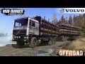 Spintires: MudRunner - VOLVO FL TIMBER TRUCK Through the Forest on the Off-road