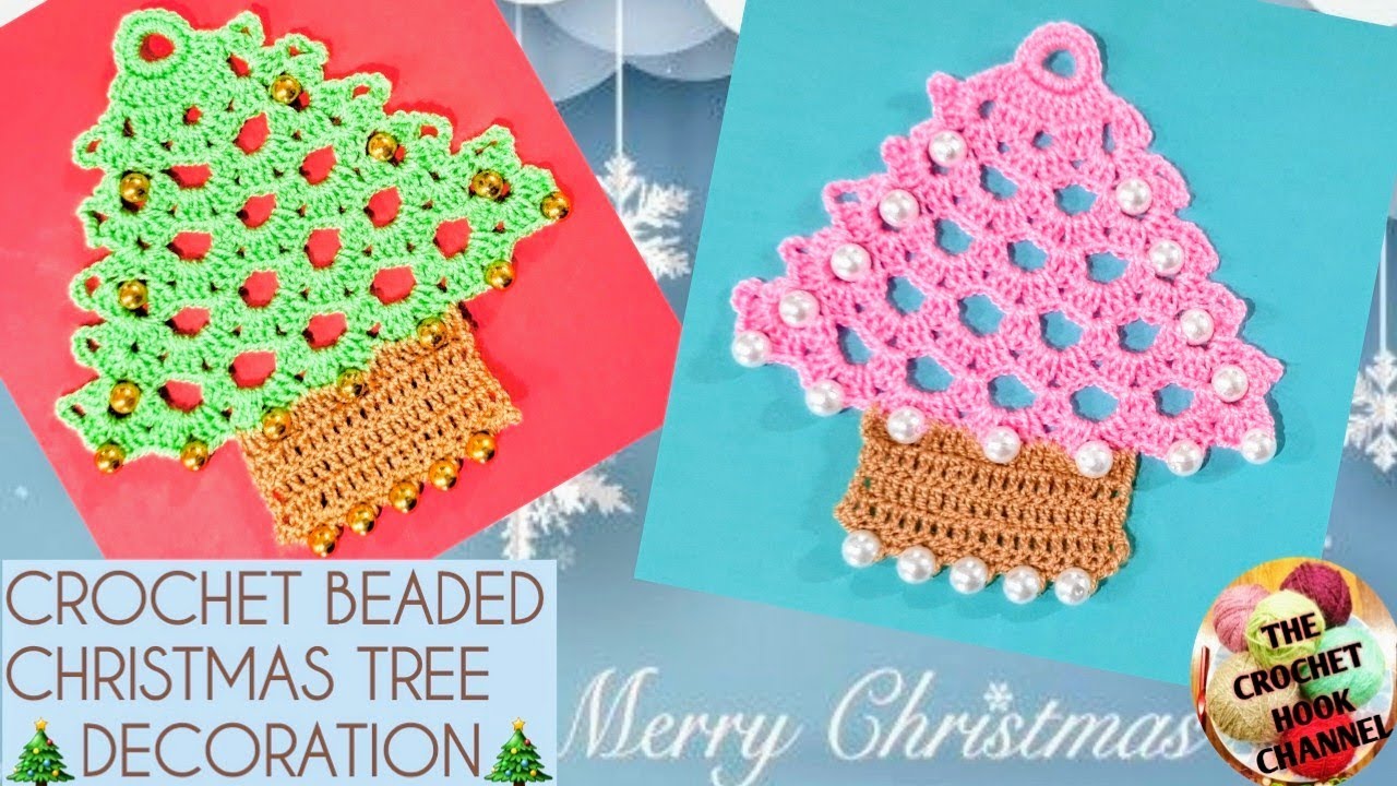 HOW TO CROCHET CHRISTMAS TREE ORNAMENT CROCHET CHRISTMAS