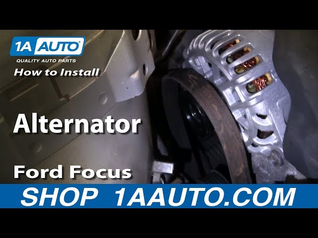 How To Replace Alternator 00 04 Ford Focus 1a Auto