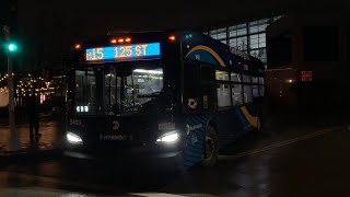 2021-2022 New Flyer XDE40 Xcelsior 9483 & 9580 M15 Select Bus Service At South Ferry