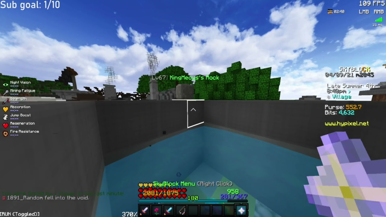 ummm (hypixel skyblock rock pet glitch)