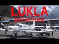 Lukla departure - Cockpit view