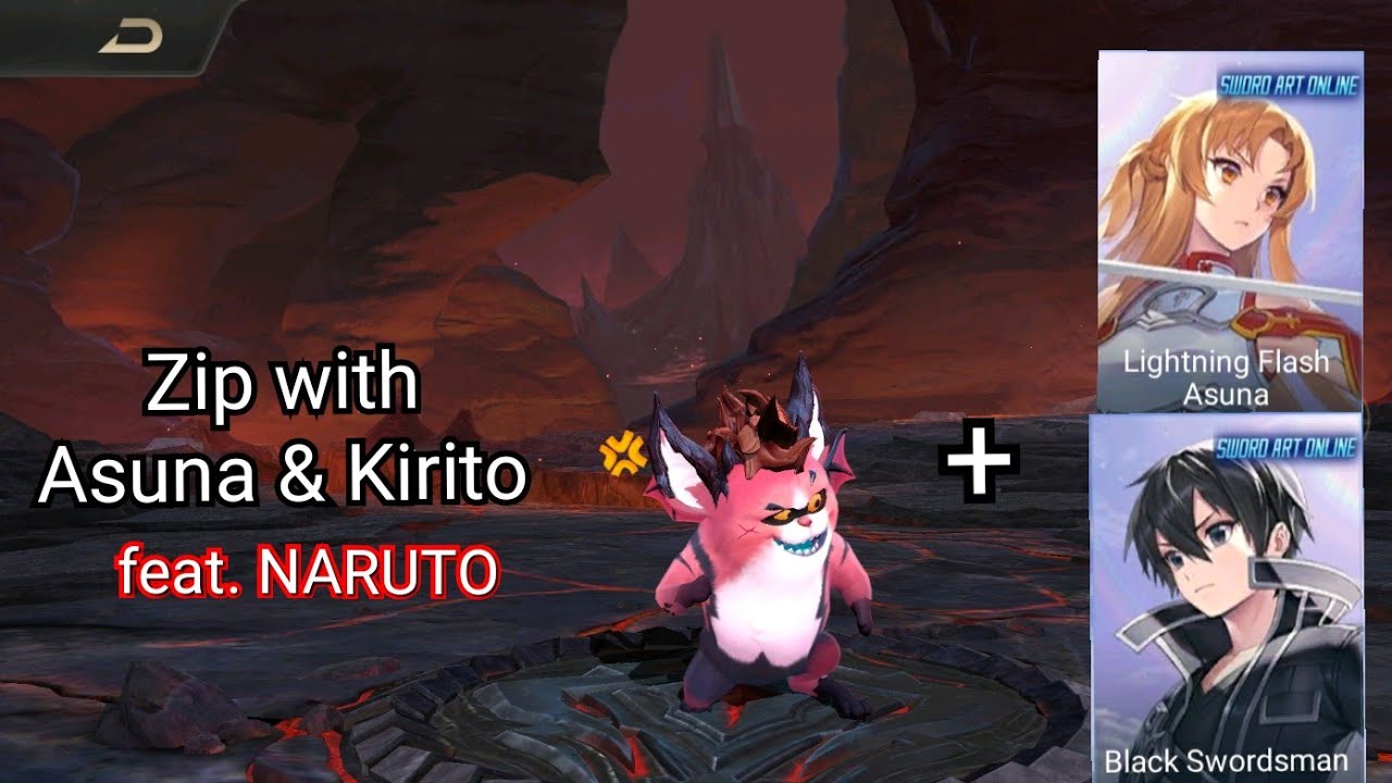 Zip Training With Asuna Kirito Naruto Marja Support Arena Of Valor Aov Rov Lien Quan Mobile Youtube