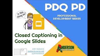 Closed Captioning for Google Slides