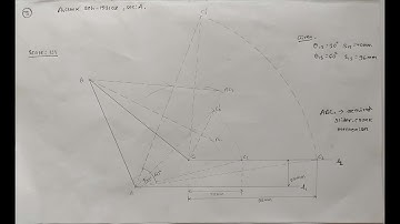 Synthesis by Function Generation -Inversion Method  (Slider-crank mechanism)