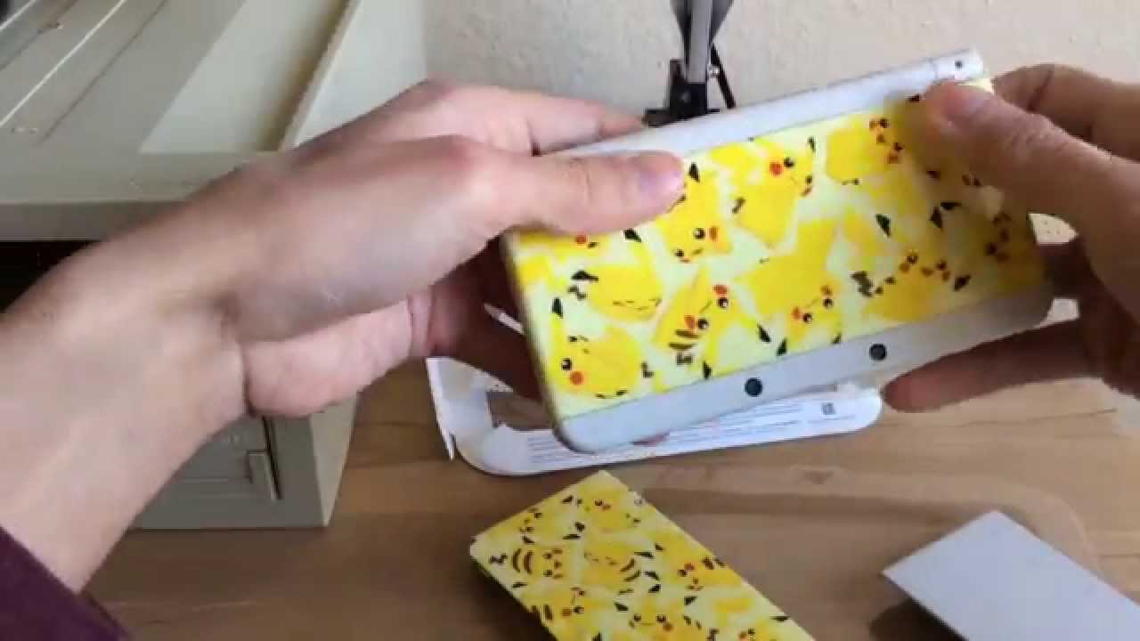 Unboxing New Nintendo 3DS Pikachu Cover Plate YouTube