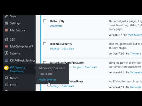 How to Add Security Questions To WordPress Login | IT Family