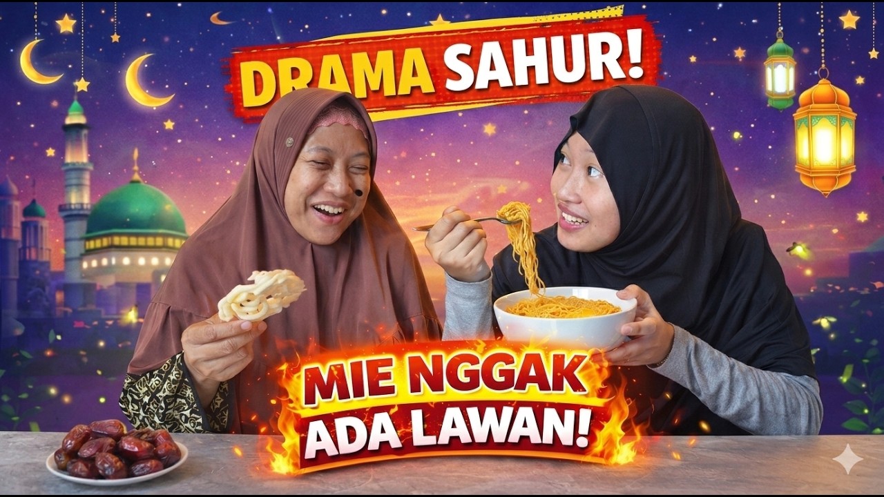 Aqilla Malas Makan Sahur - Tenang Makan Mie Saja Bikin Sahur Jadi Nikmat 😊 Parodi Aqilla's Diary