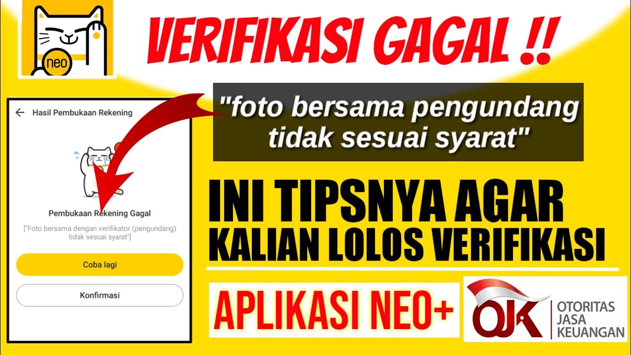Cara Mengatasi Gagal Verifikasi Aplikasi Neo+ || Foto Bersama