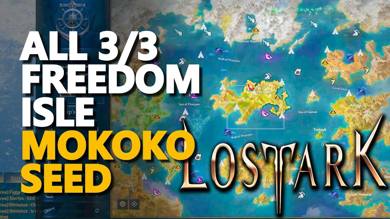 All Freedom Isle Mokoko Seed Lost Ark YouTube