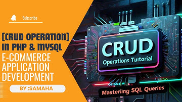 CRUD Operations in PHP and MySQL:A Beginner