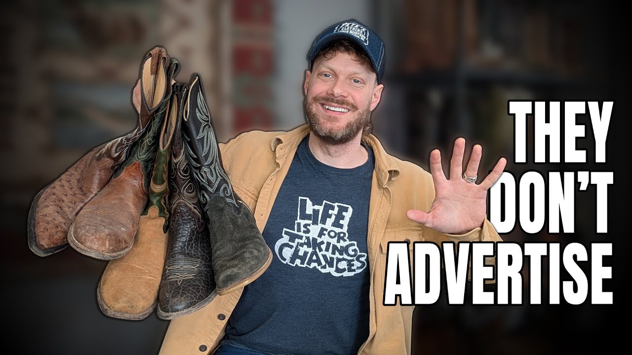 5 Cowboy Boot Brands You Need To Know (because they don't advertise...)