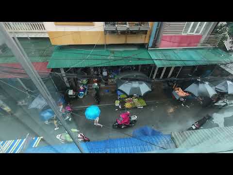 Life Around a Colorful Local Market