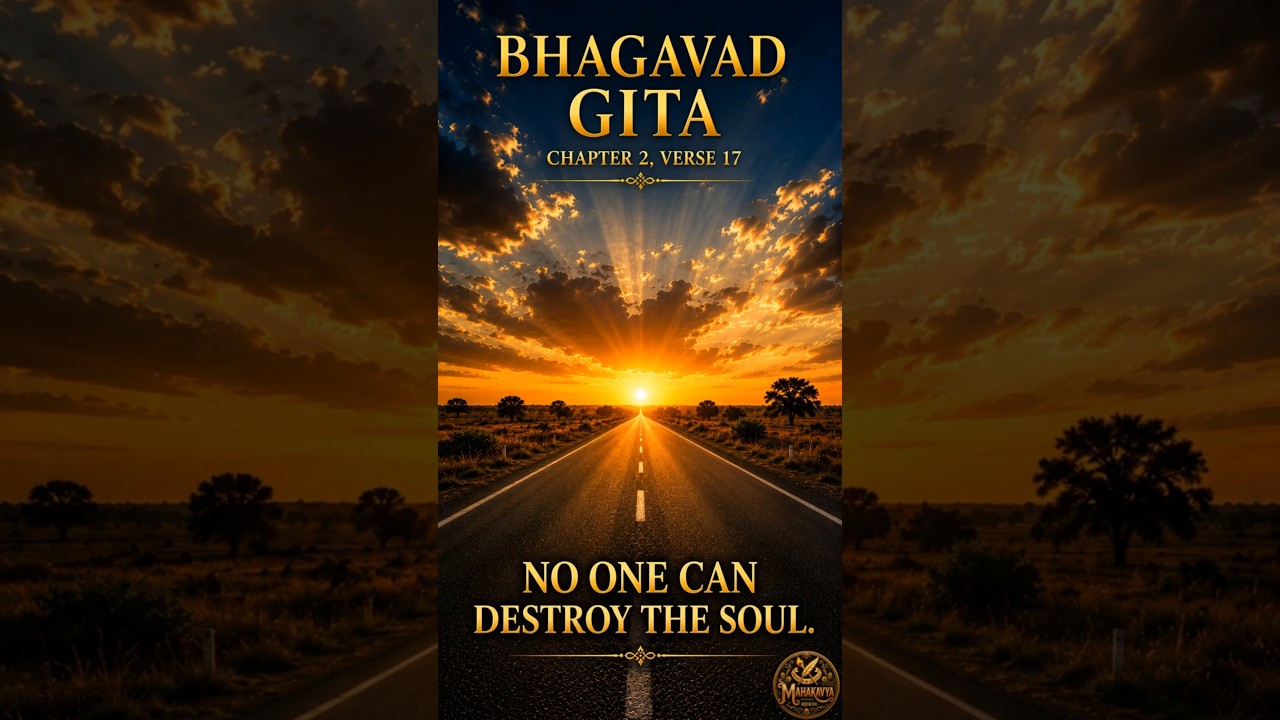 2 .17 English-The Indestructible Power Within | Bhagavad Gita Shloka 2.17 in English