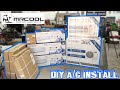 Mr Cool DIY Mini Split A/C Heat Pump Installation ~ Dream Garage Build