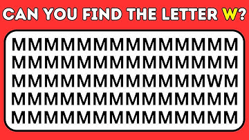 Can you Find the Odd Letter in 15 seconds?