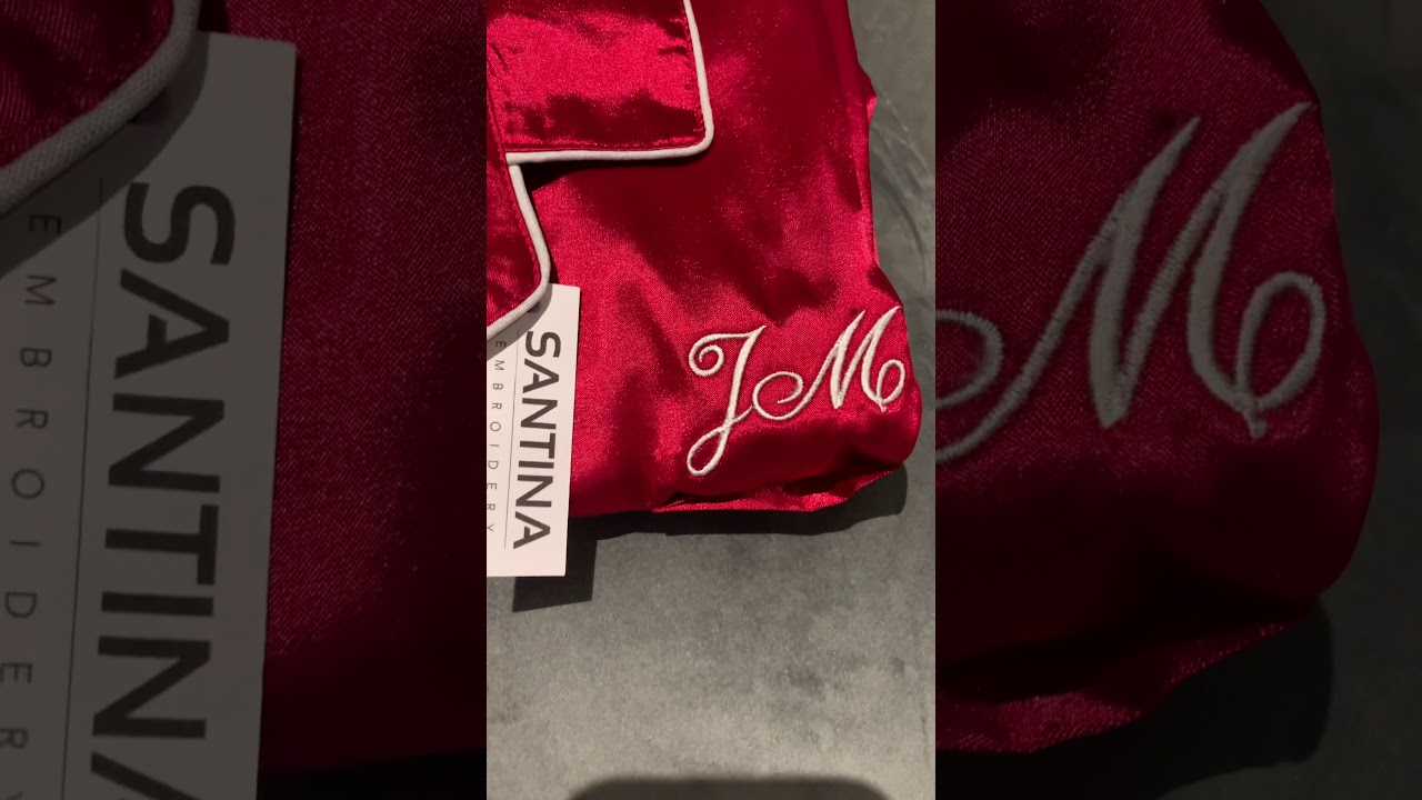 Luxury custom silky pyjamas