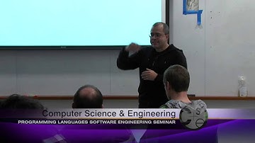 PLSE Seminar Series Leonardo de Moura "The Lean Theorem Prover"